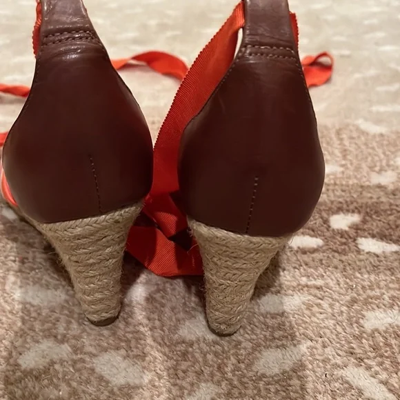 Ann Taylor Makena Striped Espadrilles Size 7 - Picture 4 of 6